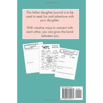 Father Daughter Journal : Pass Back and Forth Between You and Me: A Guided Journal for Bonding and M...