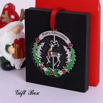 Christmas Ornaments 2024 Matel Christmas Tree Ornaments Dated 2024 Funny Christmas Ornaments Christm...