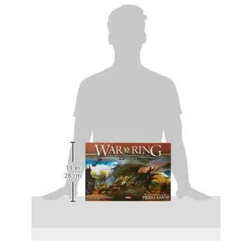 Fantasy Flight Games Ares Games War of The Ring 2nd Edition, Multi-Colored (AGS WOTR001), 2 to 4 Players