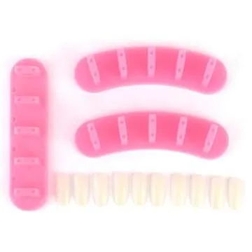KADS 3pcs Plastic Tip Stand for Nail Art Practice - High Quality Training Tool