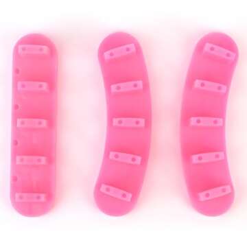 KADS 3pcs/set High Qulity PlasticTip Stand for Practice Use Practice Training Nail Art False Tips Display Training Tool