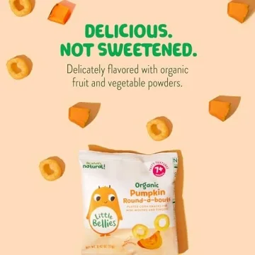 Little Bellies Organic Pumpkin Baby Snacks for Toddlers