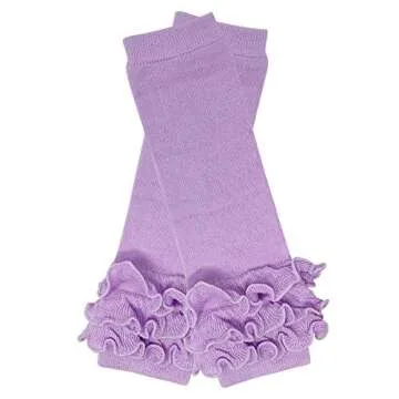 Bowbear Cheerful Ruffles Baby Leg Warmers Set of 5 Colorful Pairs