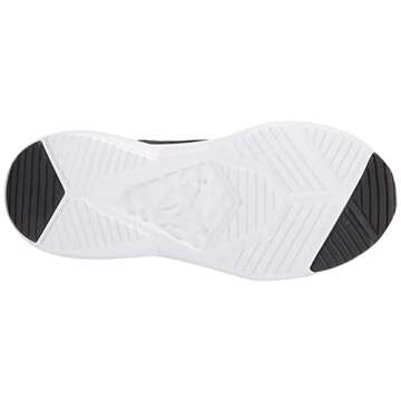 PUMA Womens Softride Enzo Cross Trainer, NXT PUMA Womens Black-Metallic Silver, 9