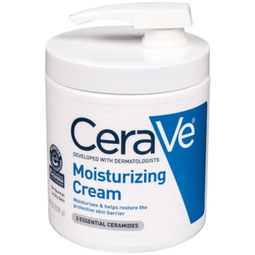 CeraVe Moisturizing Cream With Pump for Normal To Dry Skin, 19 Ounce