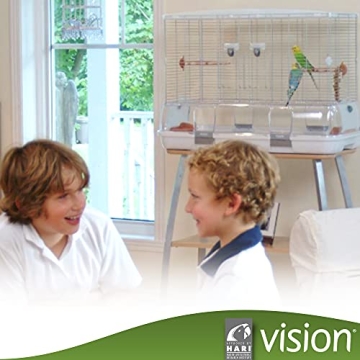 Spacious Vision Bird Cage for Parakeets and Finches