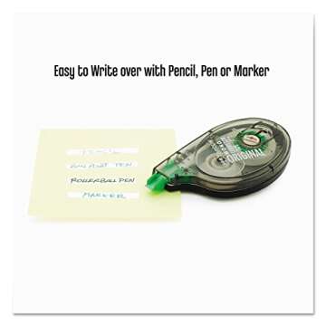 Tombow 68620 Correction Tape,Single Line,Nonrefillable,1/6-Inch x394-Inch ,WE