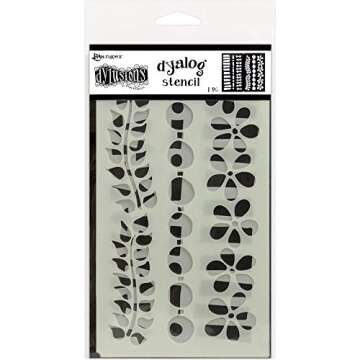 Dyan Reaveley's Dylusions Dyalog Stencils - Border It, Doodle It and Stencil It - 3 Items