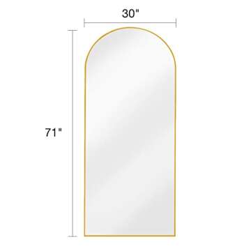 Stylish ITSRG Full Length Mirror with Stand 30"x71"