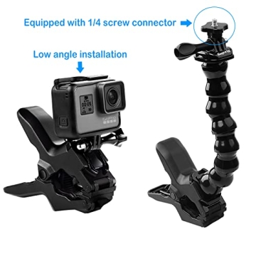 Suptig Jaws Flex Clamp Mount for GoPro Hero Series