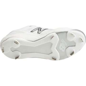 New Balance Women's Fresh Foam Velo V2 Metal Softball Shoe, White/White, 10.5