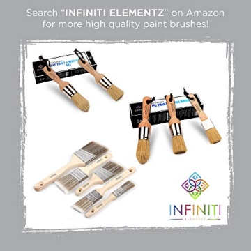 Professional Chalk and Wax Paint Brush Set for DIY Projects