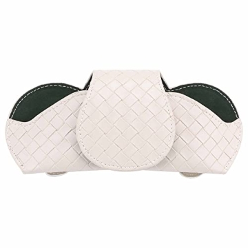 KINIVA Stylish Sunglasses Holder for Car Visor in Leather