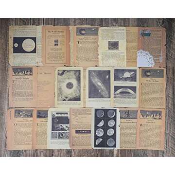 Vintage Scrapbook Paper Set for Journals and Decor