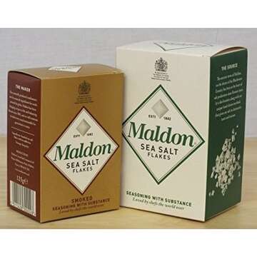 Maldon Sea Salt & Smoked Sea Salt Duo Pack: Elevate Your Culinary Creations