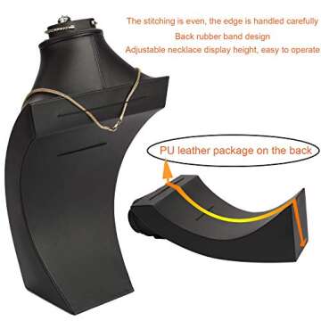 SYYSY Elegant Jewelry Display Bust Stand for Necklaces