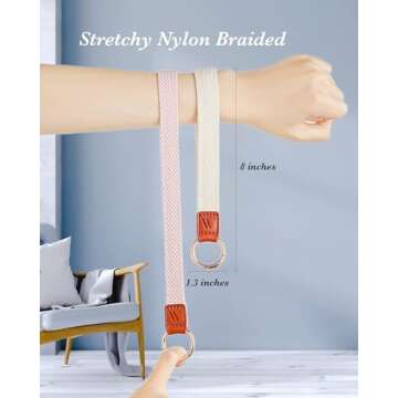 Stylish WEESMILE Wristlet Keychain for Everyday Use