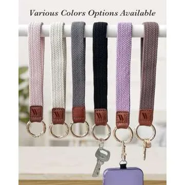 Stylish WEESMILE Wristlet Keychain for Everyday Use