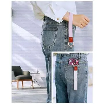 Stylish WEESMILE Wristlet Keychain for Everyday Use