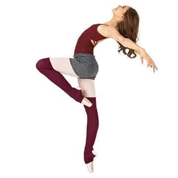 Body Wrappers 194 Womens 27 inch Legwarmers (BLACK)