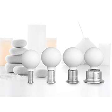 Cupping Therapy Sets Professional Glass - Face Cupping Facial Set and Anti Cellulite Lymphatic Therapy (4)