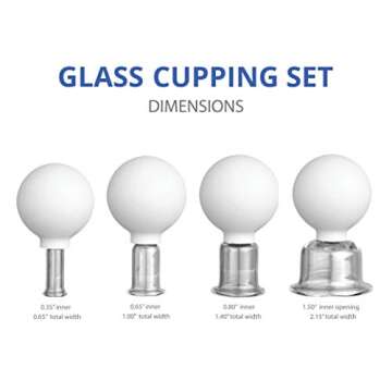 Cupping Therapy Sets Professional Glass - Face Cupping Facial Set and Anti Cellulite Lymphatic Therapy (4)
