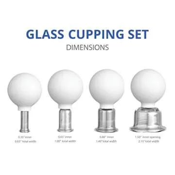 Cupping Therapy Sets Professional Glass - Face Cupping Facial Set and Anti Cellulite Lymphatic Therapy (4)