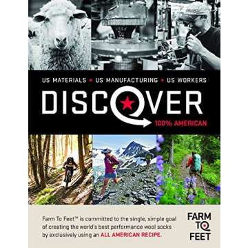 Farm to Feet Valle Crucis Patchwork Socks for All-Day Comfort