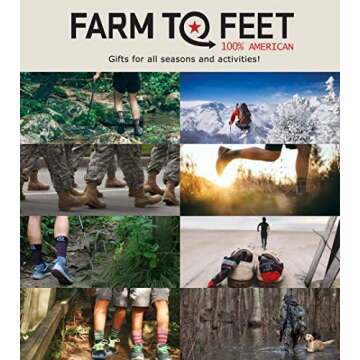 Farm to Feet Valle Crucis Patchwork Socks for All-Day Comfort