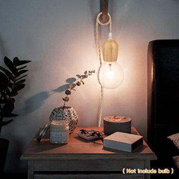 Zevnico Pendant Light Cord Kit, Vintage Swag Lighting