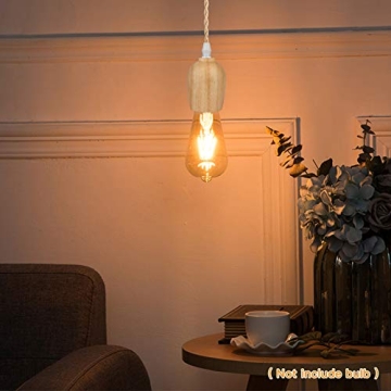 Zevnico Pendant Light Cord Kit, Vintage Swag Lighting