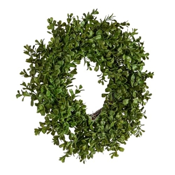 Creative Co-Op Faux Boxwood Wreath for Year-Round Decor