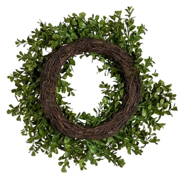 Creative Co-Op Faux Boxwood Wreath for Year-Round Decor