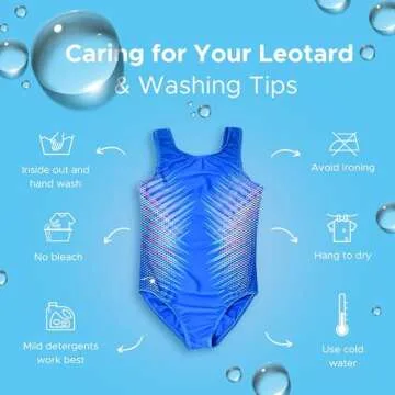 Destira Gymnastics Leotards for Girls, Tiger Stripe, Super Soft Leotards for Women and Girls with Matching Scrunchie, Gymnastics, Dance, Cheer, Yoga, and More, Adult Small