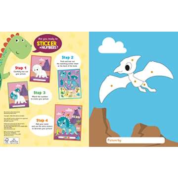 My First Sticker Book for Toddlers - Dinosaurs & Dragons Activity