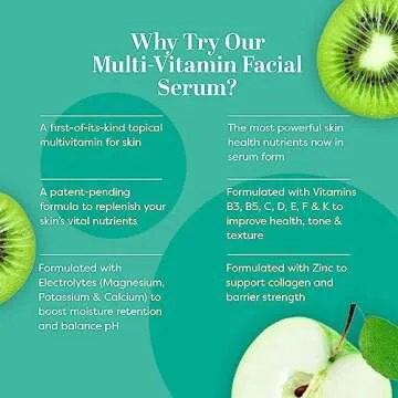 TruSkin Facial Serum with 11 Plant-Derived Vitamins & Minerals for Radiant, Healthy-Looking Skin – Powerful Antioxidants and Nourishing Vitamins for Skin Nutrition, 1 fl oz