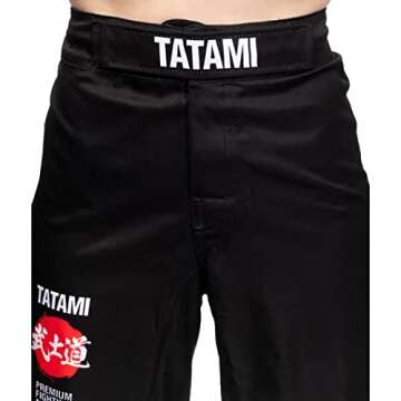 Tatami Fightwear Women's Bushido Grappling Shorts - Large - Black