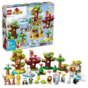 LEGO DUPLO Wild Animals Building Set for Toddlers