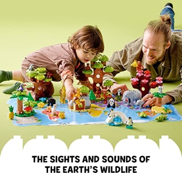 LEGO DUPLO Wild Animals Building Set for Toddlers