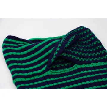 MISSACTIVER Striped Knit Bandeau Top for Party Wear