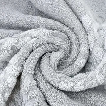 Pidada Hand Towels Set 4 Hydrangea Floral Pattern 100% Cotton