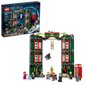 LEGO Harry Potter The Ministry of Magic 76403 Modular Model Building Toy with 12 Minifigures and Tra...