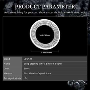 LECART Volkswagen Accessory Logo Stickers & Decals