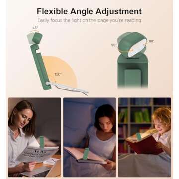 Rechargeable Gritin Reading Light - Eye Caring & Portable