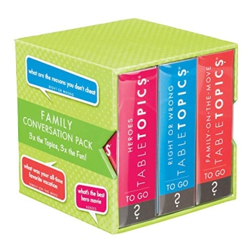 TableTopics Family Conversation Pack - 120 Engaging Cards for Family Connection and Fun