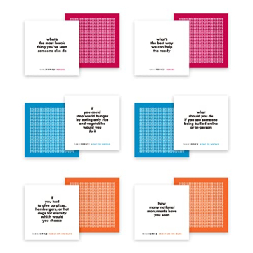 TableTopics Family Conversation Pack - 120 Engaging Cards