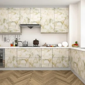 BOMENG 16"x354" Marble Contact Paper for Elegant Home Decor