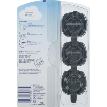 Febreze Car Air Freshener Vent Clip Unstoppables Fresh Scent