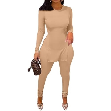 AXOSY Plus Size 2 Piece Set: Stylish Comfort for Women