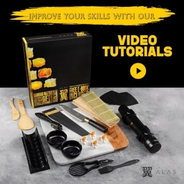 Alas Sushi Making Kit for Beginners and Pros at Home